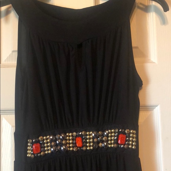 Nic & Don long black sleeveless dress - Picture 3 of 8